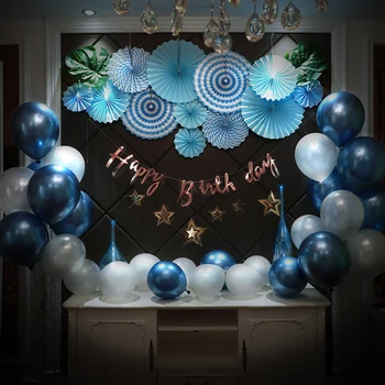

Adults Birthday Party Decoration Balloon Fan Flower Girl Boyfriend Couple Romantic Surprise Scene Layout Plan Supplies