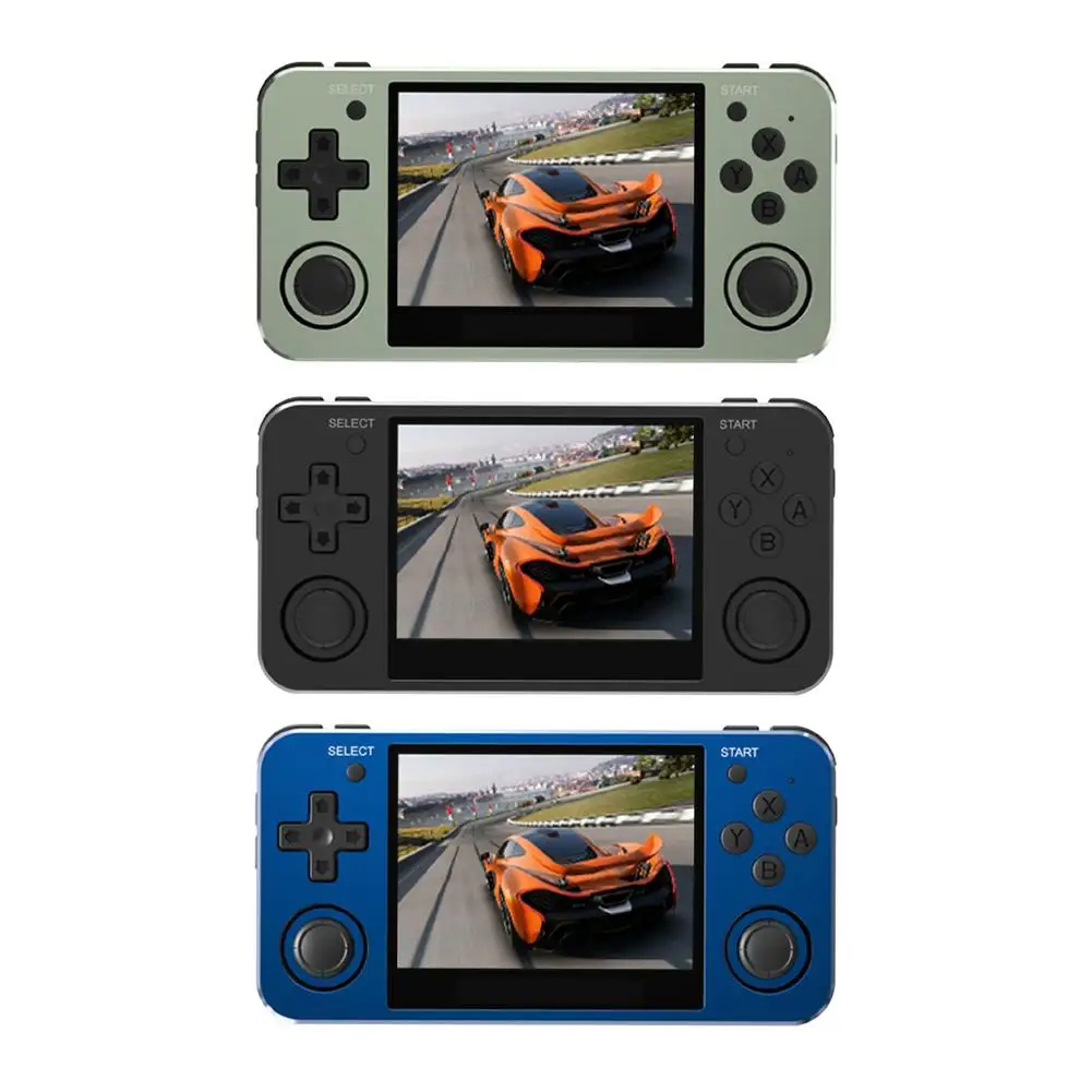 3.5inch RG351MP Retro Video Game Console Aluminum Alloy Shell 15000 Games 3500mAh Portable Console RG351 Handheld Game Player 1