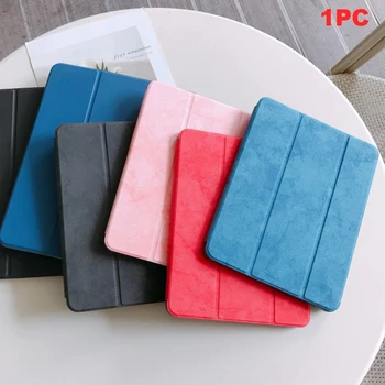 

Practical Anti Fall Pencil Holder Fashion Trifold Stand Tablet Case For IPad Pro12.9 Inch Mini Case PU Leather