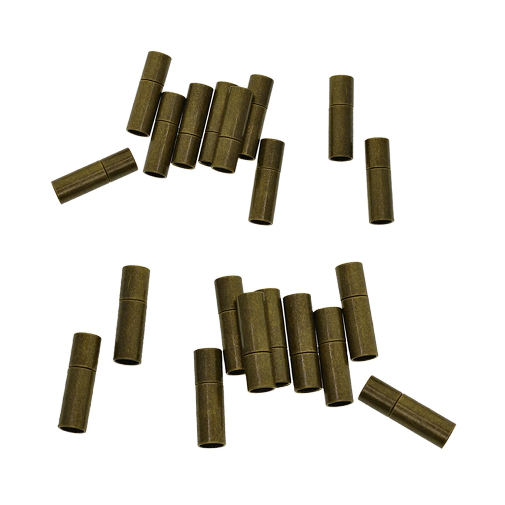 10 Set Bayonet Clasps Choker Kumihimo End Caps Connector for Jewelry Making