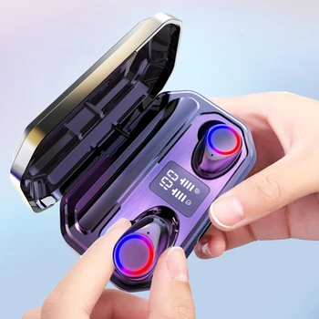 

Bluetooth 5.0 Earphones 50mAh Charging Box Wireless Stereo Sports