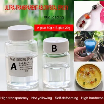 

Hot Ultra-transparent AB Crystal Glue Two Component Epoxy Resin Sealant Quick Drying