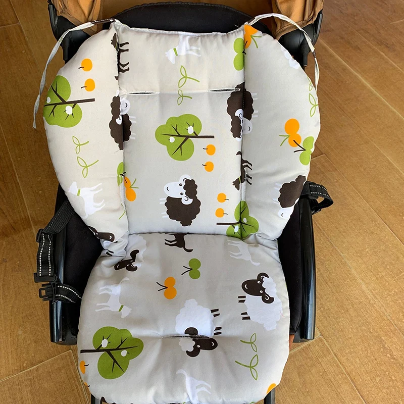 Hot Universal Car Cotton Stroller Seat Covers Auto Soft Thick Pram Cushion Car Seat Pad Covers For Baby Kid Stroller Accessories 4 H82b94b320e2c4fcc861c6e71da502421f