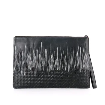 

Ladies Woven Clutches Evening Bags Wallet Handmade knitting Purse Wedding Party Handbag Envelope Fashion Women Wallet Clutch Bag