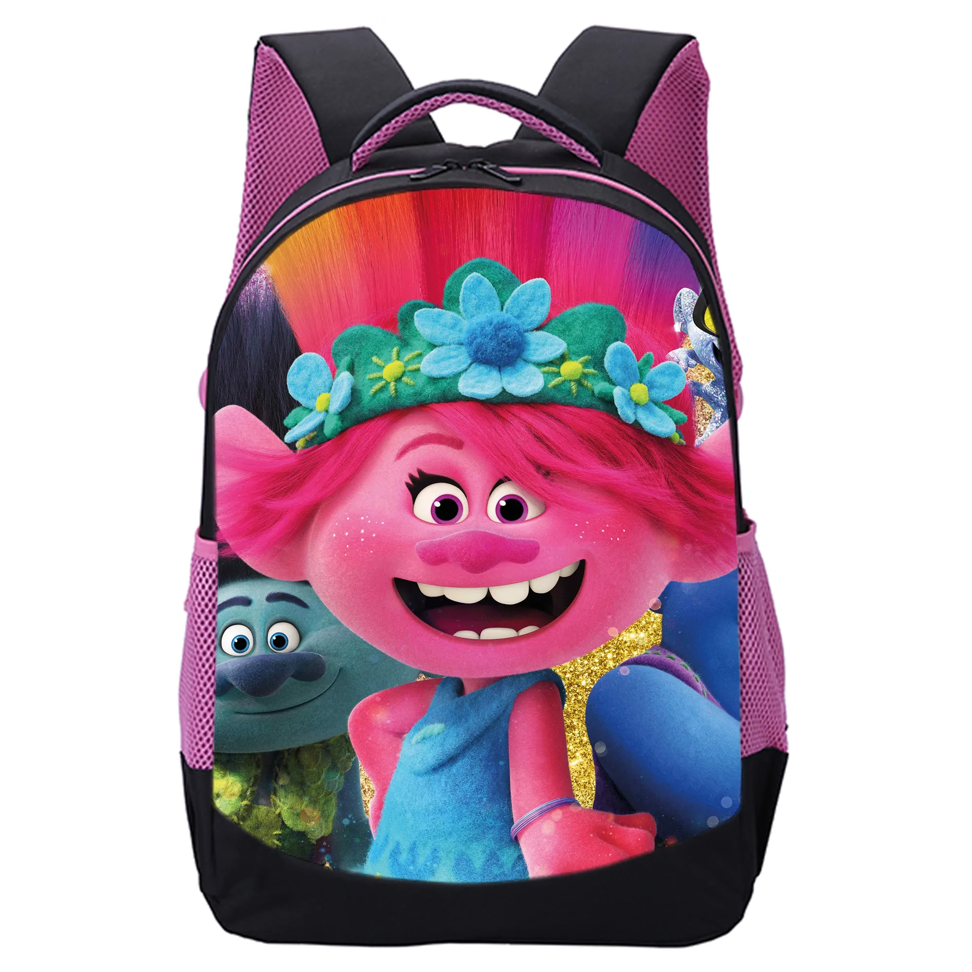 Trolls World Tour Schoolbags for Girls 17 Inch 3D Print Little Girl School  Backpack Teenager Pink Big Backpack Travel Bagpack - AliExpress