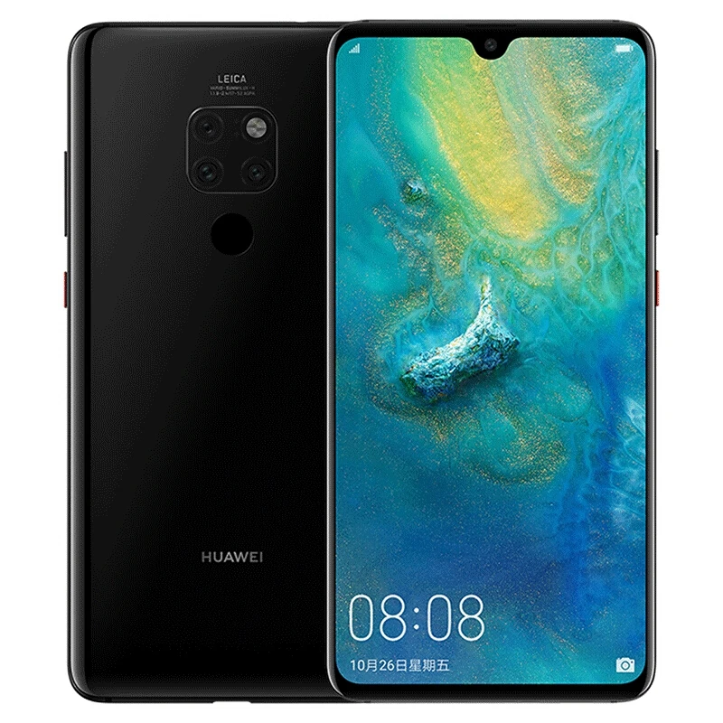 Оригинальный телефон HuaWei Mate 20 4G LTE восемь ядер полный экран 6 53 дюйма 4000 мАч 4