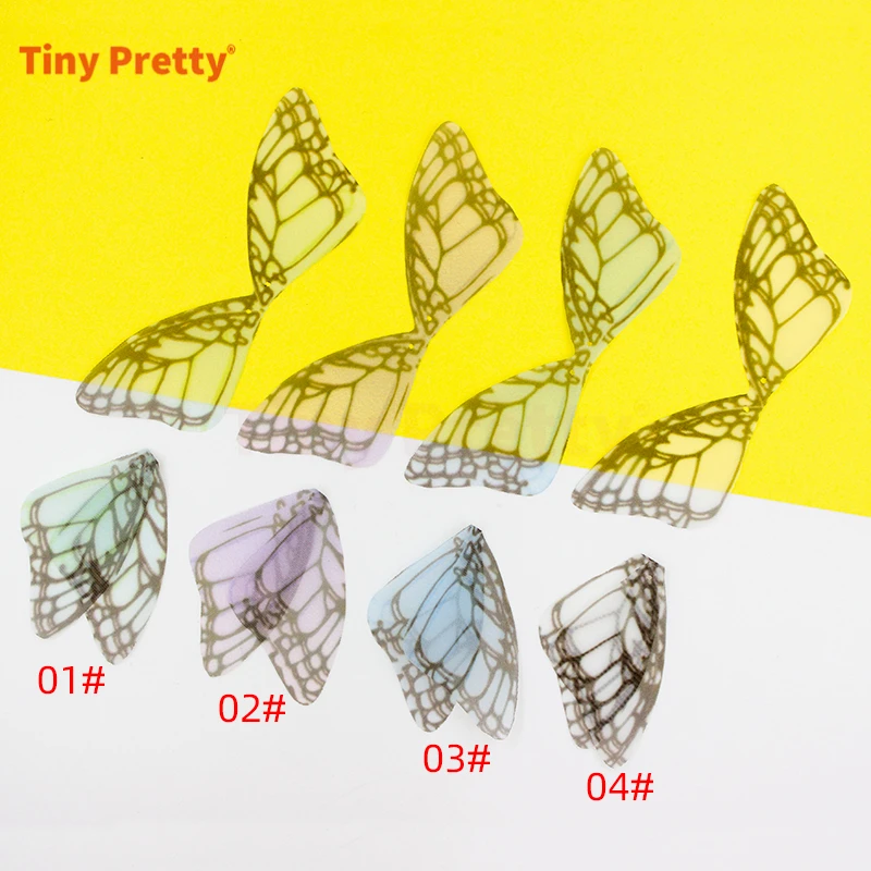 20PCS 80mm Organza Butterfly Wings Sheer Butterflies Craft Fairy Wings  Handmade Earring Jewelry Accessory - купить по выгодной цене | AliExpress