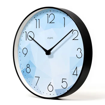 

Black Bedroom Glass Wall Clock Modern Design Nordic Silent Creative Digital Wall Clock Living Room Reloj Pared Room Clock BW50WC