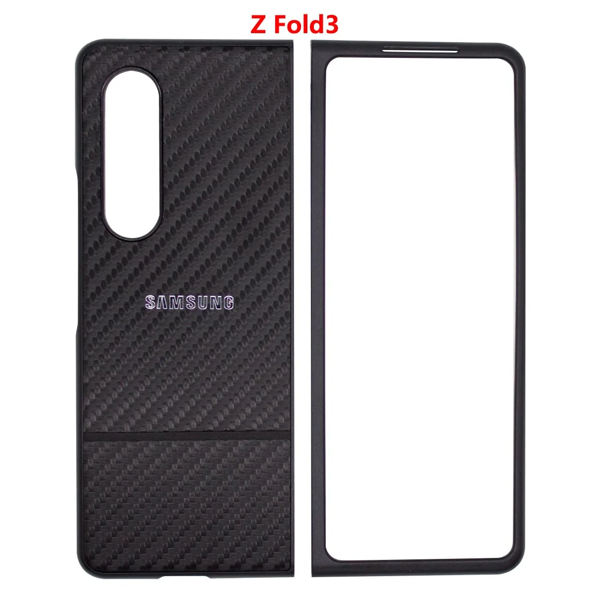 cute samsung cases Carbon Fiber Luxury Case For Samsung Galaxy Z Fold 1 2 3 Fold1 Fold2 Fold3 5G Business Aramid Fiber Z Flip 3 Flip3 5G Back Cover best case for samsung Cases For Samsung