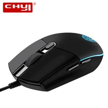 Цветная дышащая Проводная игровая мышь с подсветкой, эргономичная геймерская компьютерная мышь 3200 dpi, 6 кнопок, USB оптическая мышь для ПК и ноутбука