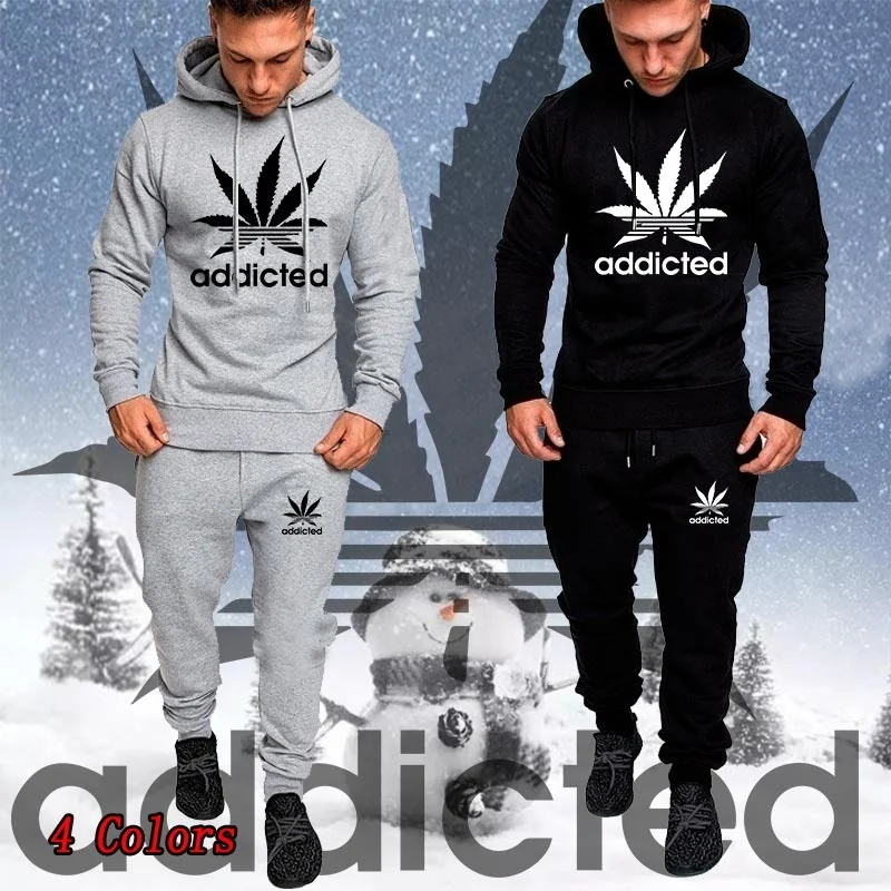 Новинка 2021 модный брендовый спортивный костюм большого размера мужские