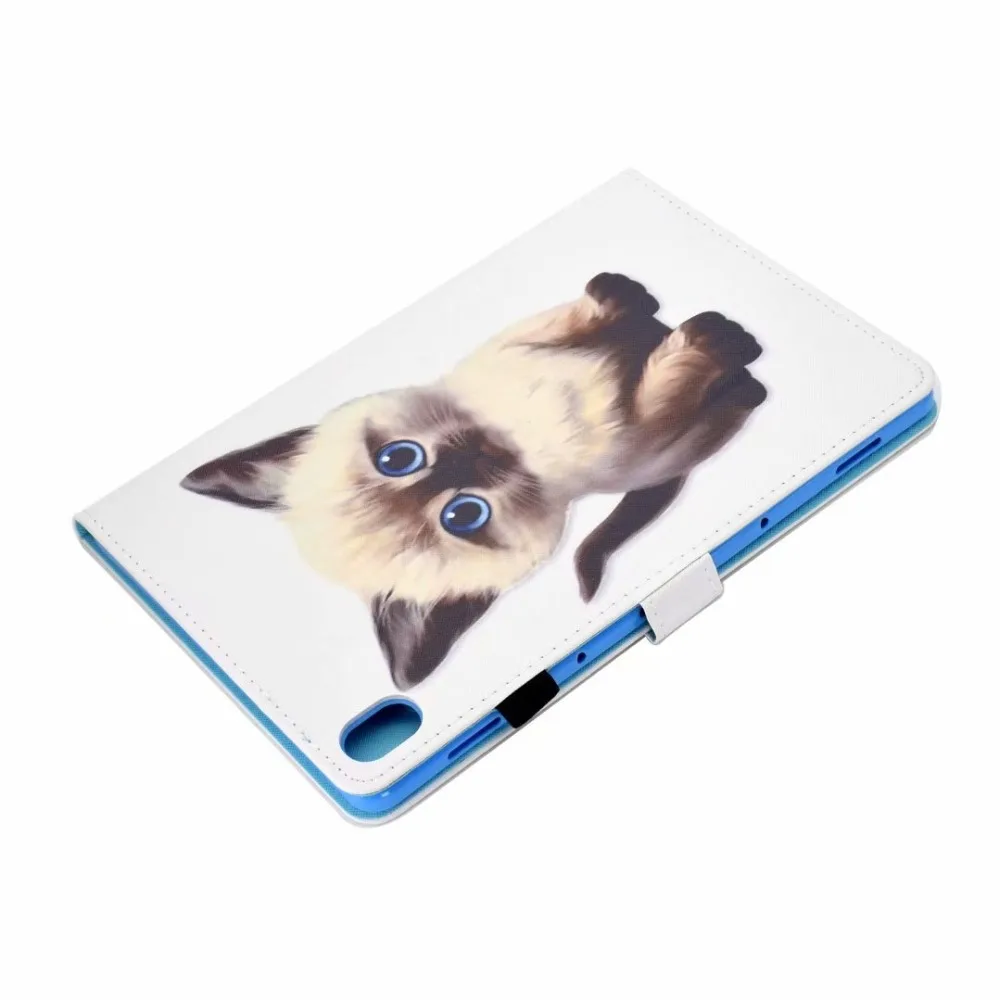 Lovely Children Cartoon PU Leather Magnet Smart Tablet Case for Huawei Mediapad M6 10.8 Inch Flip Stand Cover Funda+Pen