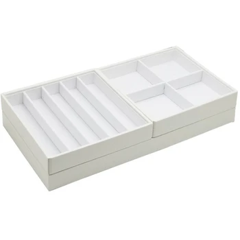 

Jewelry Drawer Tray, Stackable Jewelry Tray, Suitable for Earring Necklace Jewelry Storage, Women's Jewelry Storage Bag