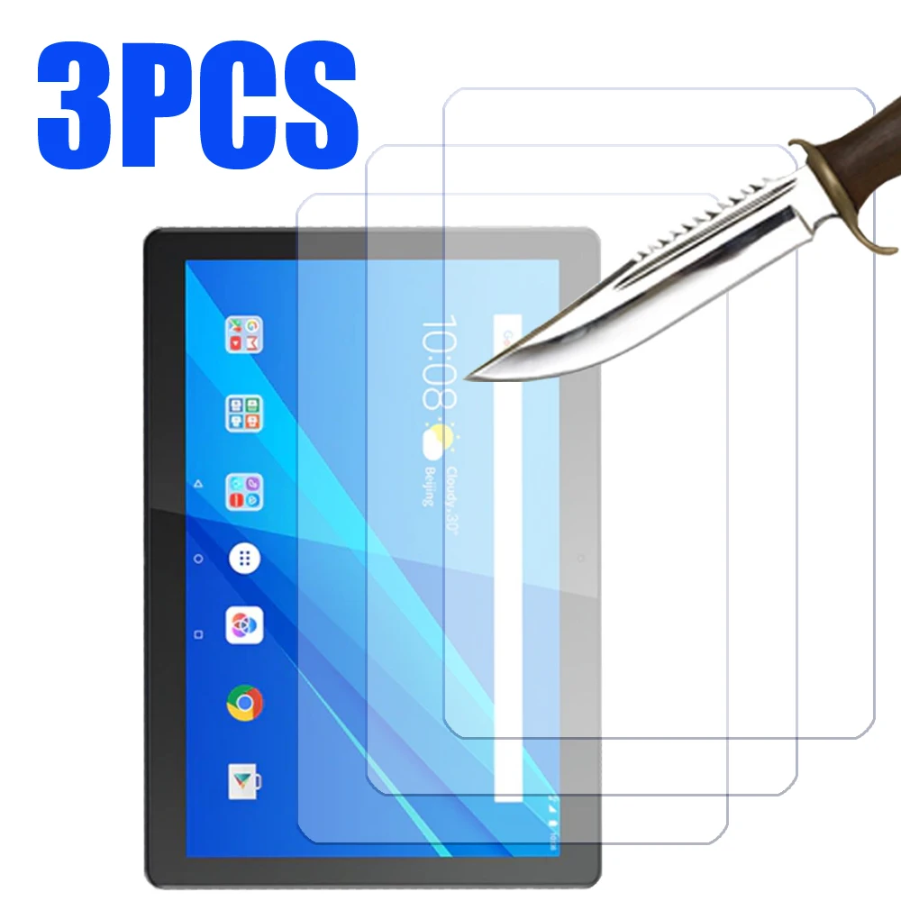 Защитное стекло для Lenovo tab 4 M7 M8 M10 HD FHD REL plus Gen 2nd E7 E8 E10 P10 P11 Pro Pad 10 1 3 упаковки |