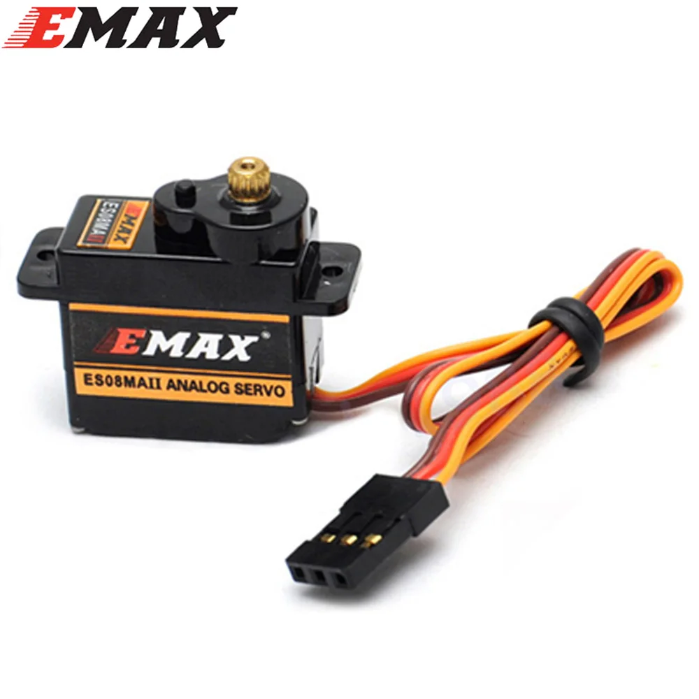 

1-4pcs EMAX ES08MA II Metal Gear Analog Servo Digital Micro Servo for RC Helicopter Airplane RC Quadcopter Robot