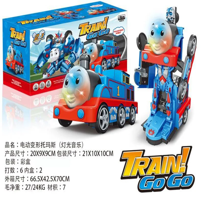 Stall Toy Electric Bumblebee Toy Deformation Robot Children Universal Transformer Toy Car with Light And Music