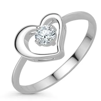 

White gold ring with a diamond e0901kts01144200