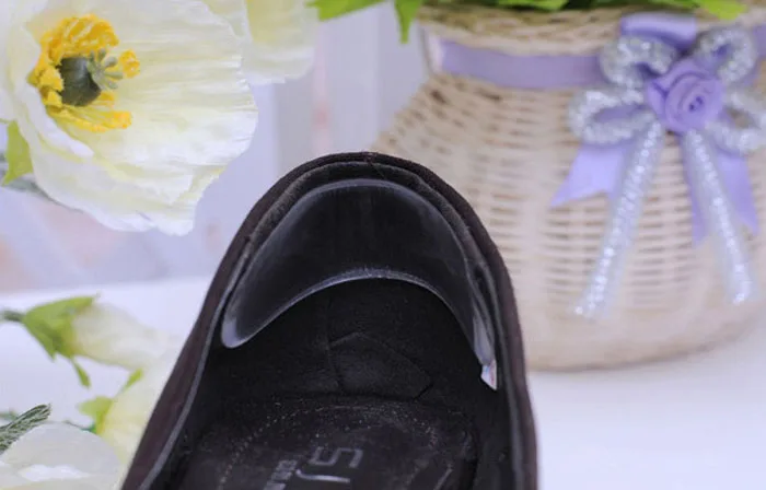 Silicone Gel Heel Protector Soft Cushion Protector Foot Feet Care Shoe Insert Pad Insole Durable Shoes Accessories