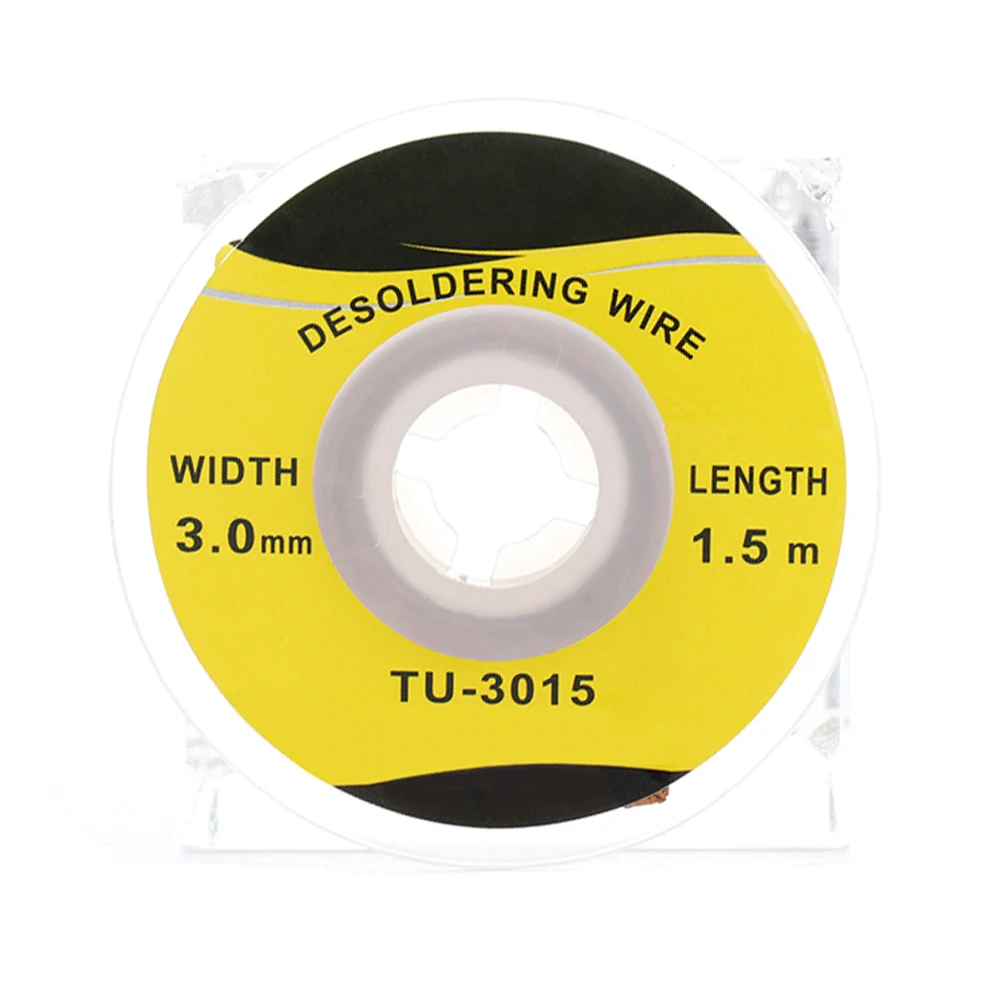 5 Feet 1.5M 3mm Desoldering Braid Solder Remover Wick Wire Repair Tool TU-3015