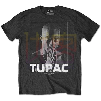 

Replicatee Tupac Shakur 2Pac Praying Rap Rock T-Shirt T-Shirt Mens Unisex