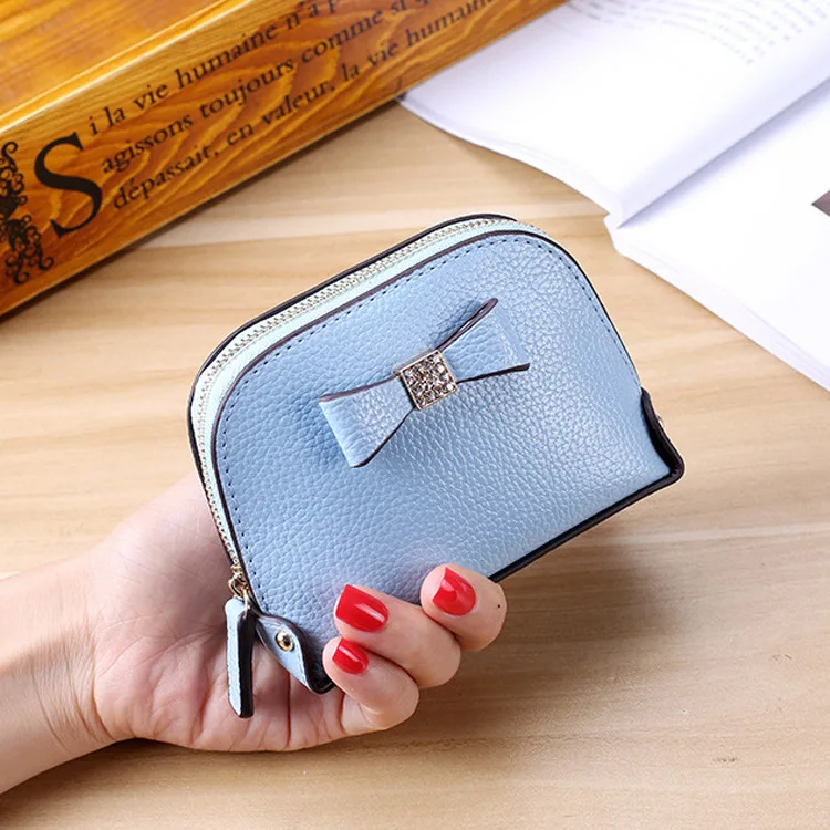 

Mini Lettered Shell Purse Storgage Bag Coin Bag Bow Key Wallet