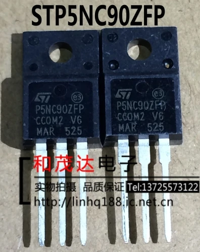 5 шт./STP5NC90ZFP P5NC90ZFP TO-220F 900V TO220F