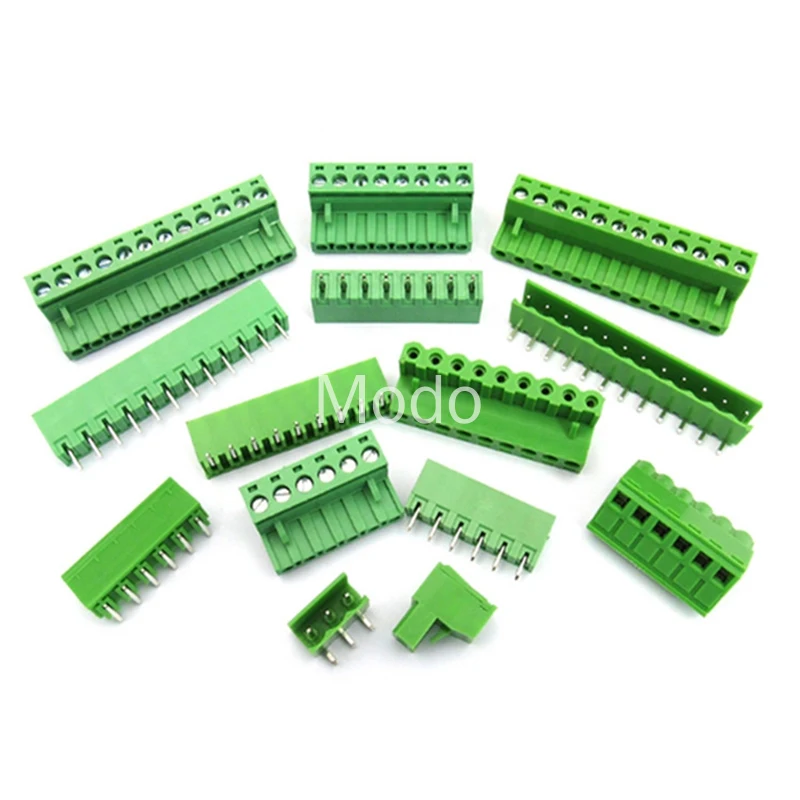 10 компл./лот HT5.08 2 3 4 5pin Клеммная Вилка Тип 300 В 10A KF2EDGK 5 08 мм шаг PCB разъем винт