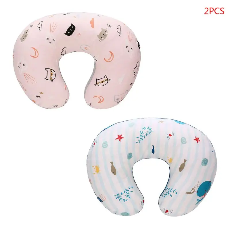 6-2Pcs Cover Подушка для грудного вскармливания для новорожденных, позиционер для головы, товары для матери и ребенка - Цвет: 6-2Pcs Cover
