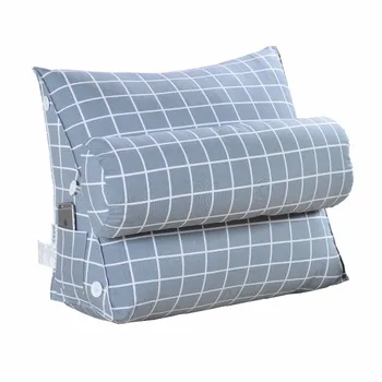 

Triangle Large Backrest Sofa Cushion Office Chair Lumbar Support Bed Bench Cushion Couch Pillow Cojines Gift Home Decor FK262