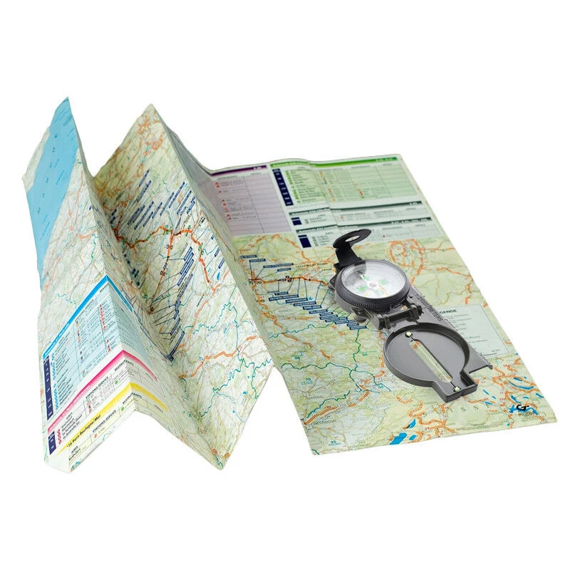 Outdoor Survival Camping Marching Navigation Metal Case Army Pocket Compass