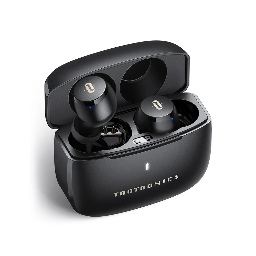 TaoTronics SoundLiberty 97 USB-C Wireless TWS Earbuds Smart Noise Cancelling Headset Touch Control IPX8 Waterproof 40Hr Playtime 