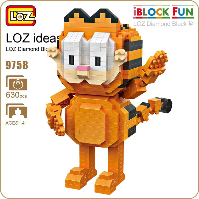 Фигурки героев мультфильмов LOZ 9757 9758 9759|Игрушечные кубики| |