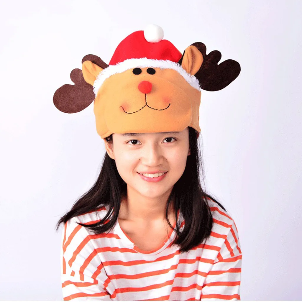 

Baby Hat Toddler Kids Baby Boys Girls Warm Christmas Cartoon Animal Hat Caps L1016