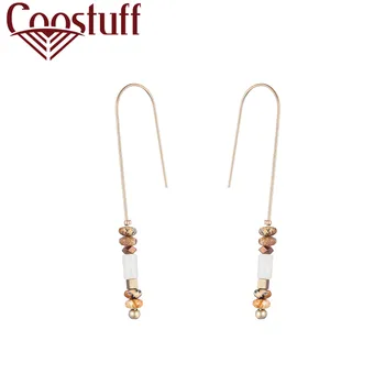 

Women Fashion 2020 Suspension Jewelry Beads Earrings Statement Pendientes Earrings Female Decoration Modern Jewelry Girl Gifts