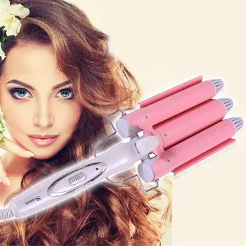 

Professional Hair Curler Hair Tools Curling Iron Ceramic Three-Tube Hair Waver Hair Curlers Electric Curling Styling Tools