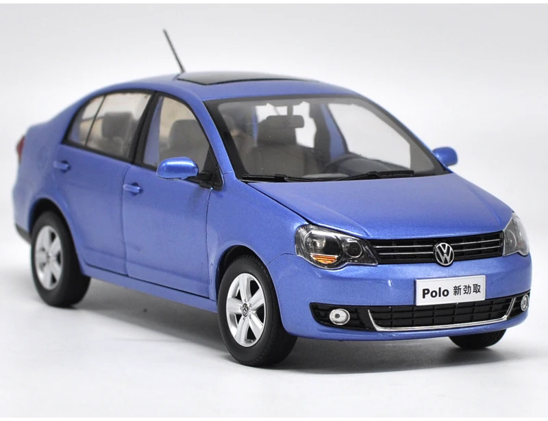 Оригинальные заводские 1:18 Volkswagen VW NEW Polo Jinqu Gray Sedan классические модели игрушек на день рождения/рождественские подарки, коллекция