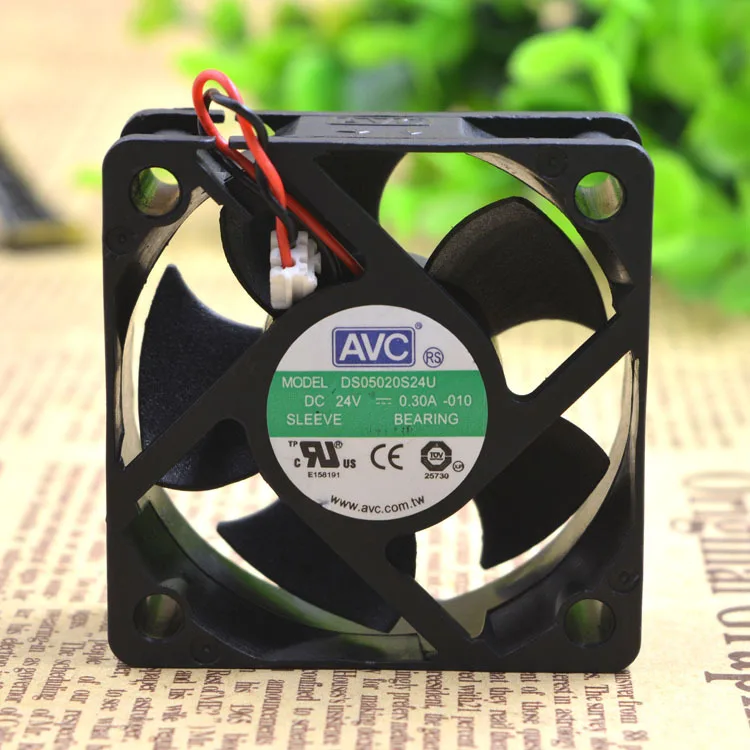 Для AVC 5 см 5020 24V 0.30A DS05020S24U 2-проводной Инвертор Вентилятор охлаждения
