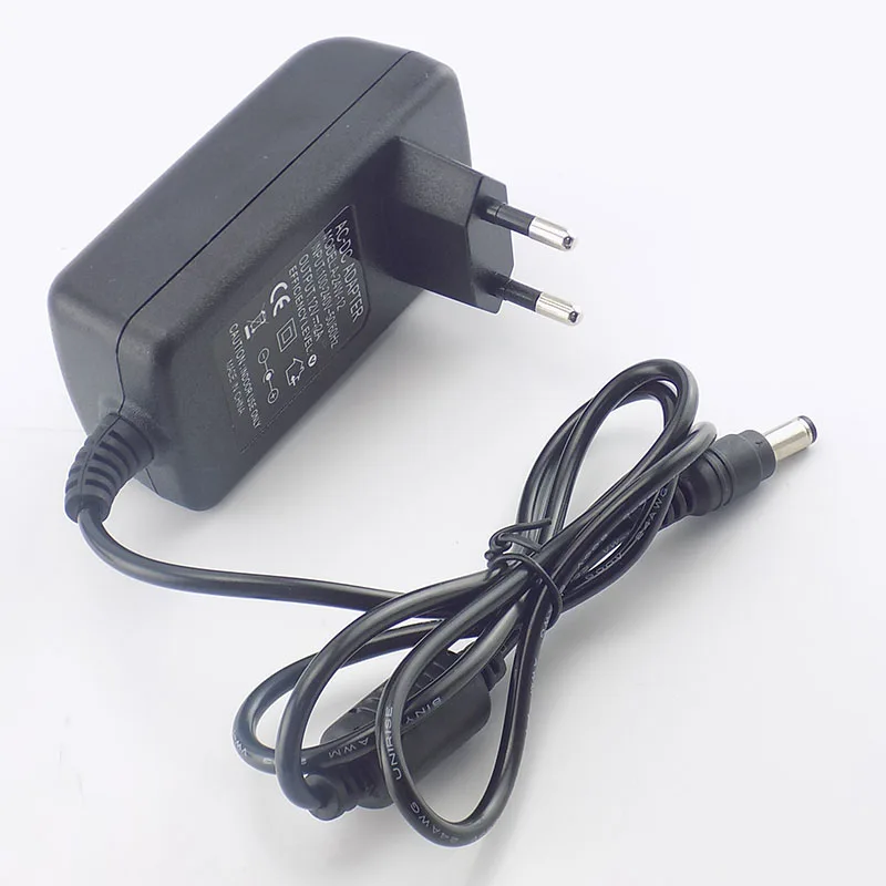 12 В 2A 2000mA AC DC 5,5X2,5 мм адаптер питания зарядное устройство вилка 100-240 в EU/US/AU/UK Зарядка для светодиодной ленты cctv K13
