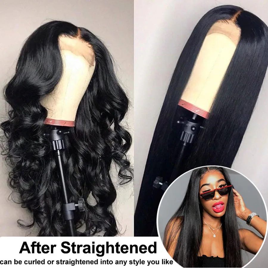 Silk Base Wigs Human Hair Wigs Silk Base Body Wave Human Hair Wigs 13�4 Lace Frontal Wig For Black Women Pre Plucked Baby Hair