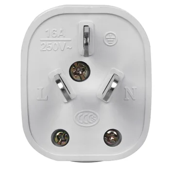

White Australia standard 16A 250V Three-pole power plug Detachable plug Assembly AU connection plug Free shipping