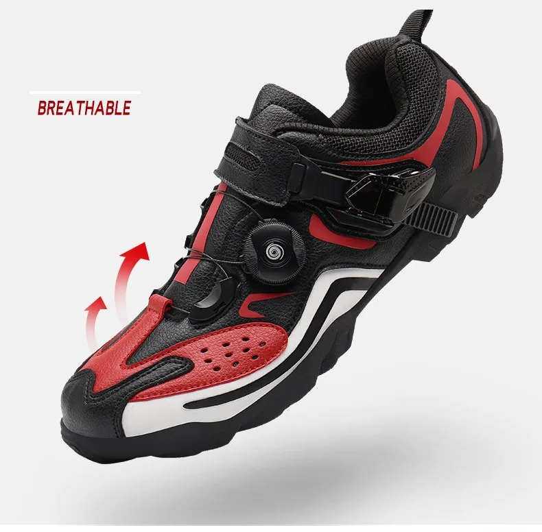 Men Pro Racing Cycling Shoes Summer Super Light Road Bike Shoes Women Outdoor Bicycle Shoes Mountain Bike Shoes Big MTB Sneakers