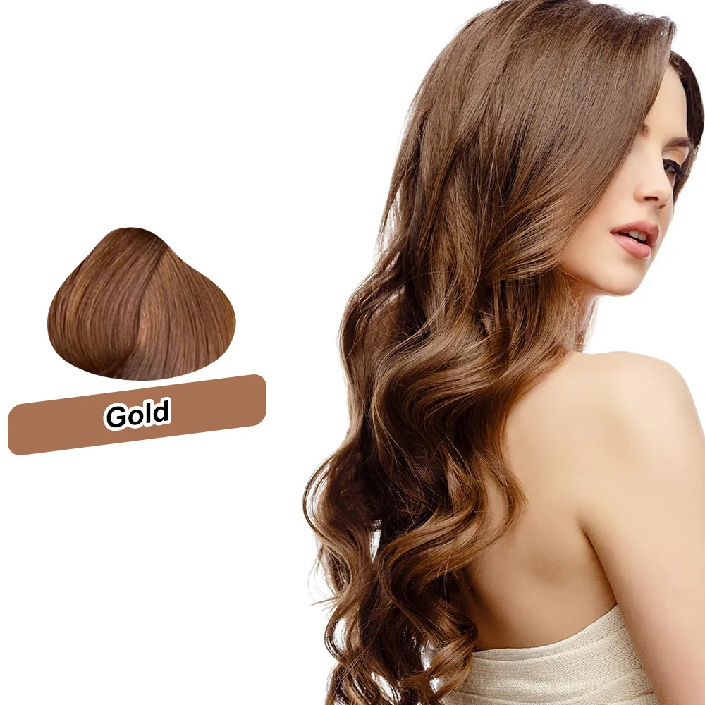 500ml Essence Black Hair Dye Shampoo Covering Hair Permanent Hair Color Dye Shampoo Natural Argan Oil Essence Instant