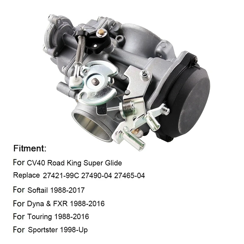 CV 40 мм мотоциклетный Карбюратор Carb для Sportster 883 1200 Electra Glid аксессуары для мотоциклов