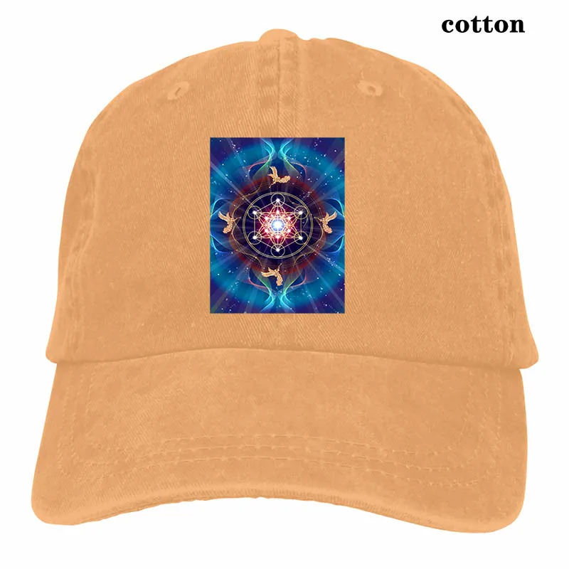 Бейсбольная кепка Metatrons Cube-Merkabah-Peace and Balance для мужчин и женщин, Кепка-Дальнобойщик, модная Регулируемая Кепка - Цвет: 3-Natural