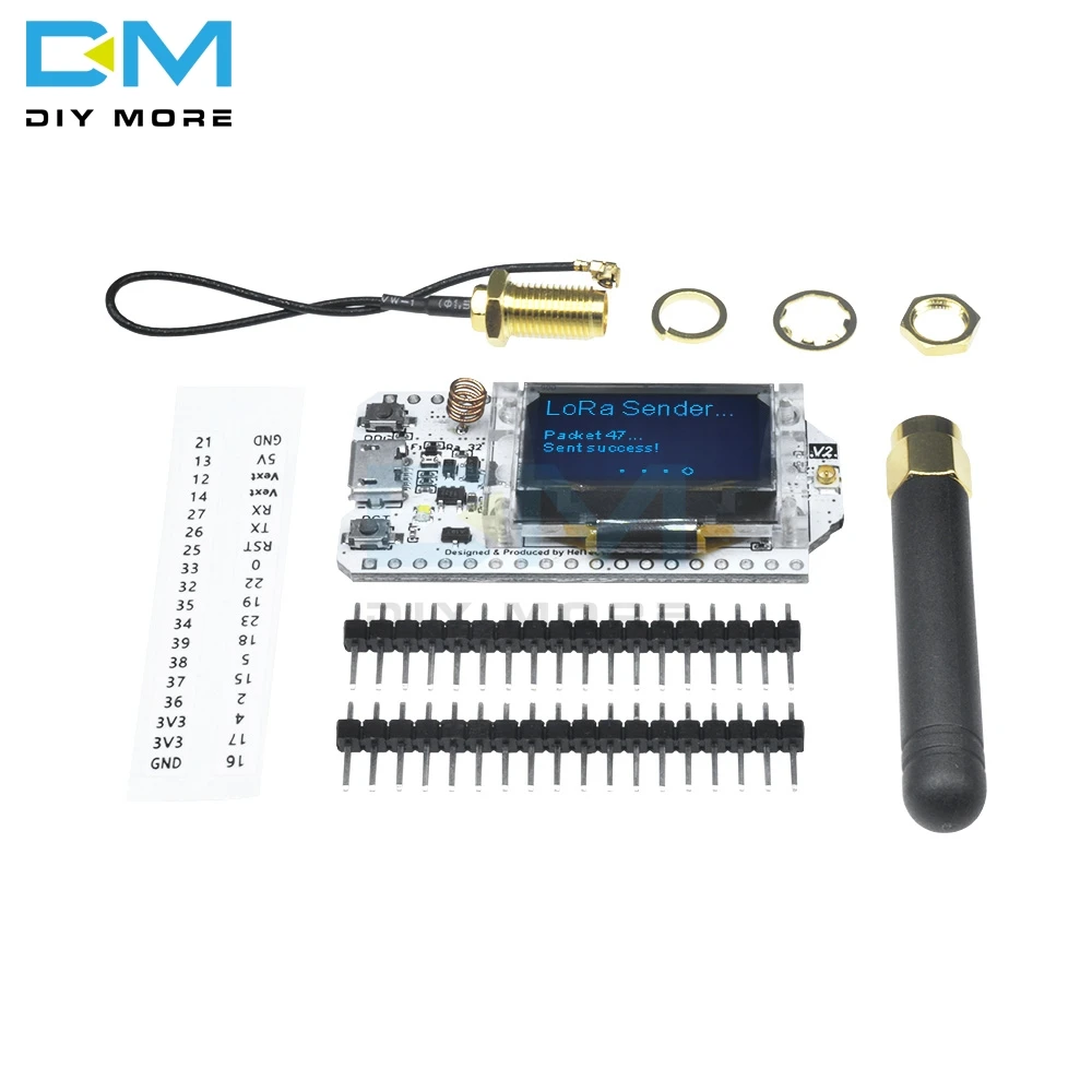 SX1276 ESP32 LoRa 0,96 дюймовый синий светодиодный цифровой дисплей Bluetooth wi-fi-комплект модуль IOT макетная плата для Arduino 868 МГц 915 МГц