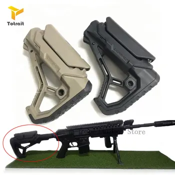 

TOtrait Tactical Nylon Adjustable Extended Stock for Air Guns CS Sport Paintball Airsoft BD556 Gel Blaster Receiver Gearbox