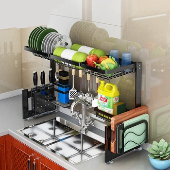 

Oro's stainless steel water tank drain rack, water tank, bowl frame, kitchen shelf