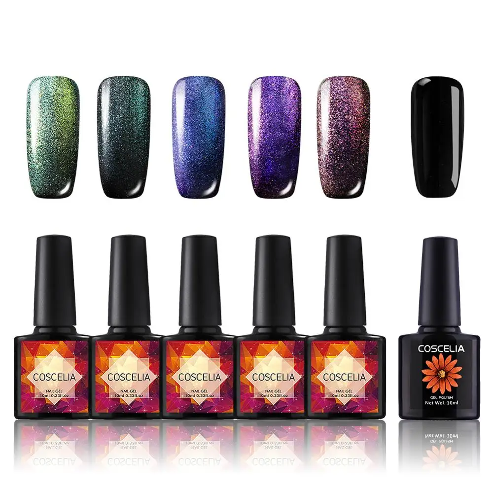 GEL SET A COSCELIA 10 мл набор гель-лаков для ногтей все для маникюра Набор для гель-лака инструменты для маникюра дизайн ногтей оранжевые палочки толкатель набор для ногтей - Цвет: GEL SET A