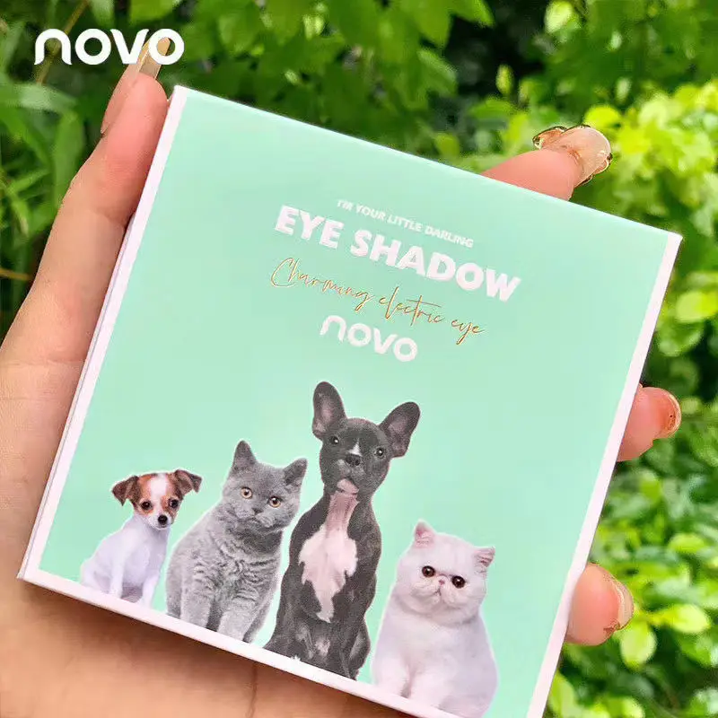 Палетка водостойких теней для век NOVO'm YOUR Little DARLING стойкие матовые блестящие