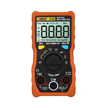 

Aneng V02B Data Multimeter Ncv Digital Lcd Ac/Dc Voltmeter Auto Range Diode Resistence Frequency Capacitance Tester